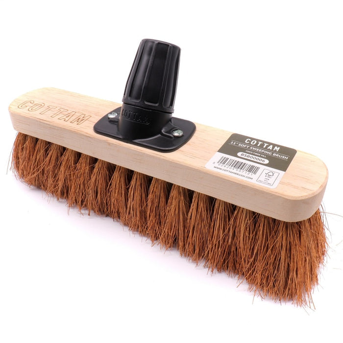 11" Coco Sweeping Broom Head