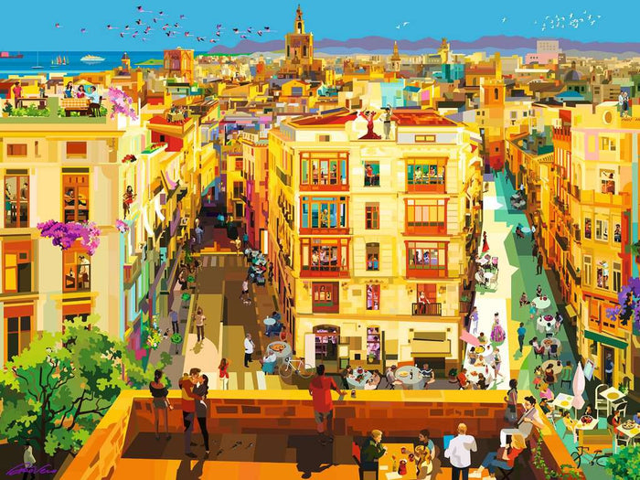 1500 Piece Jigsaw Puzzle - Dining in Valencia | Ravensburger