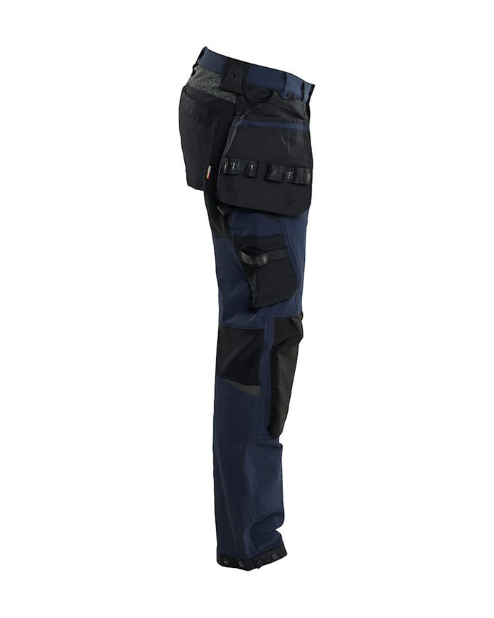 175018328600 Craftsman Trousers With Stretch, Dary Navy Blue