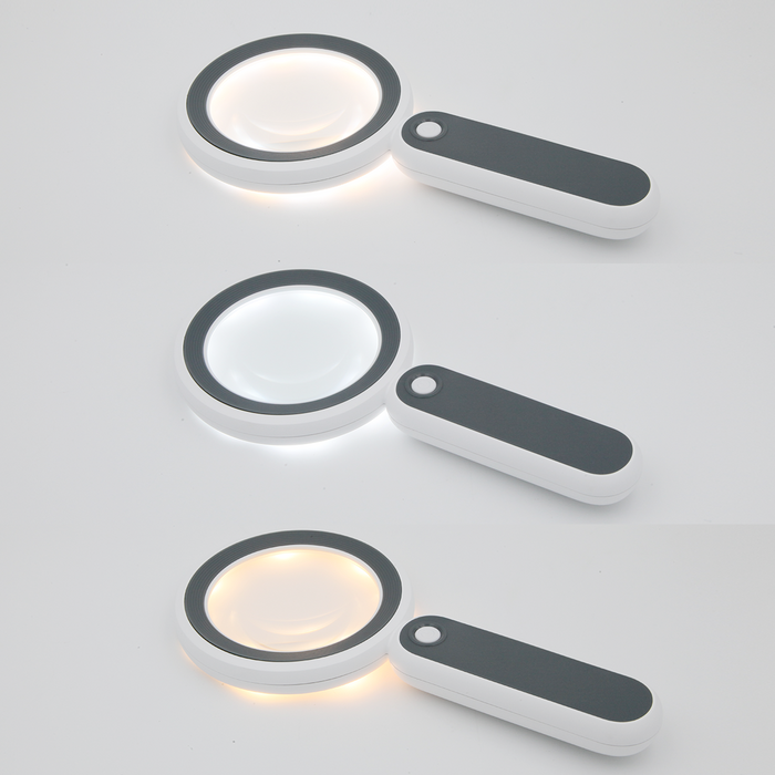 18650 Lithium Batteries LED Quantity 21 2.5X Straight Handle Adjustable LED Rechargeable Magnifier MG02105111