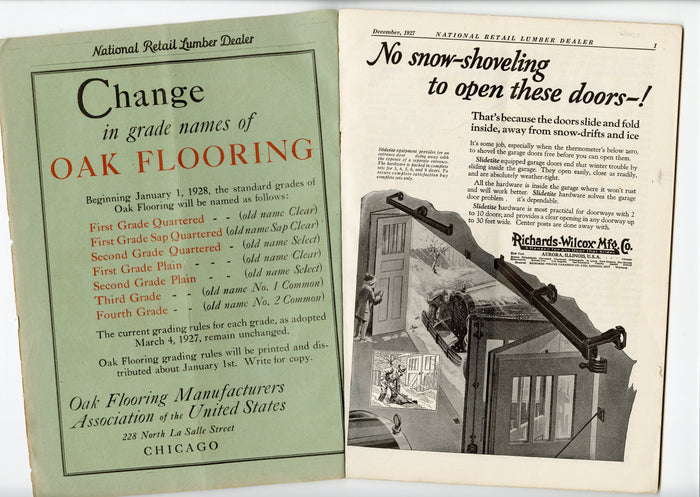 1927 National Retail LUMBER DEALER MAGAZINE, Christmas Edition, Woodworking, Construction, Craftsmen