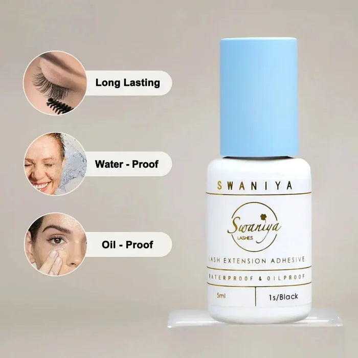 Best Eyelash Adhesive Glue 1s dry| Swaniya Lashes