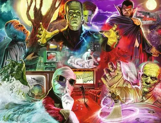 2000 Piece Jigsaw Puzzle - Universal Monsters | Ravensburger