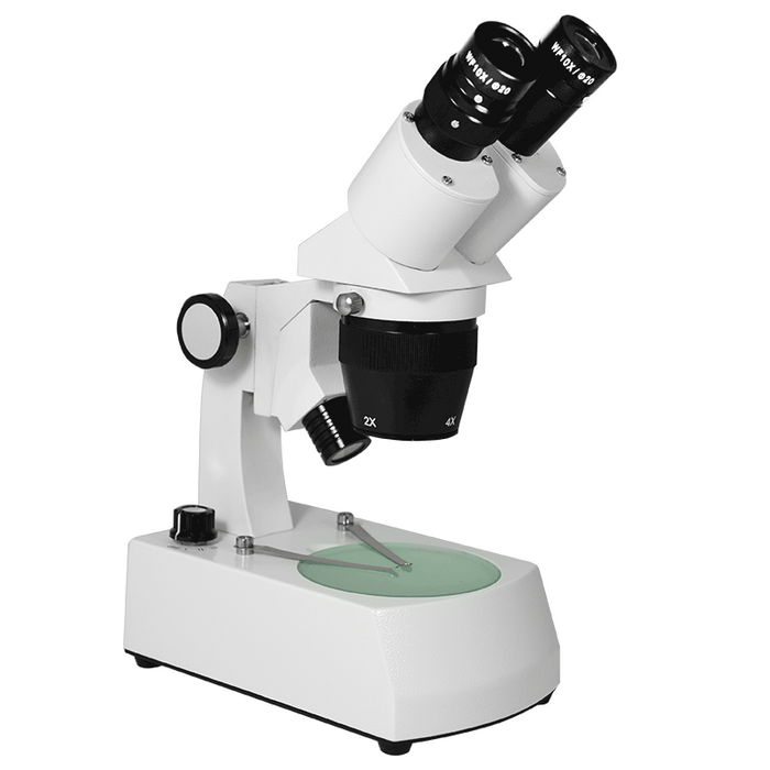 20X/40X Widefield Stereo Microscope, Binocular, Track Stand, LED Top and Bottom Light, Bright Field