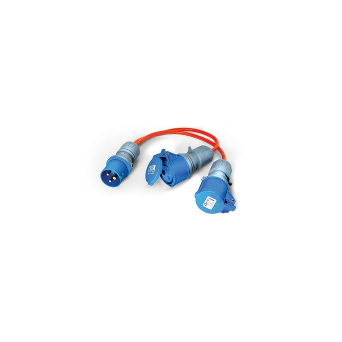 230V 2 Way Caravan Splitter
