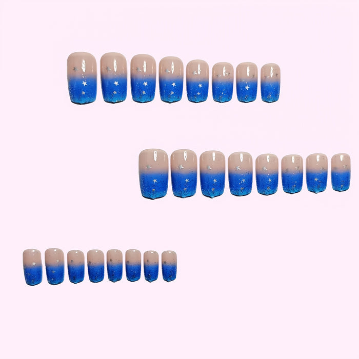 24pcs/Set Press On Nails Star