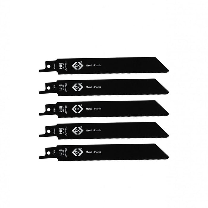 24TPI 150mm BIM Reciprocating Saw Blades Per/5