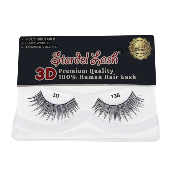 3D Human Primium Human Lashes - #3DP-138