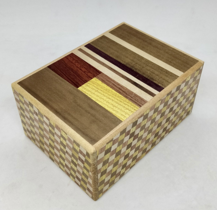 4.2 Sun 27 Step Creative Yosegi Japanese Puzzle Box