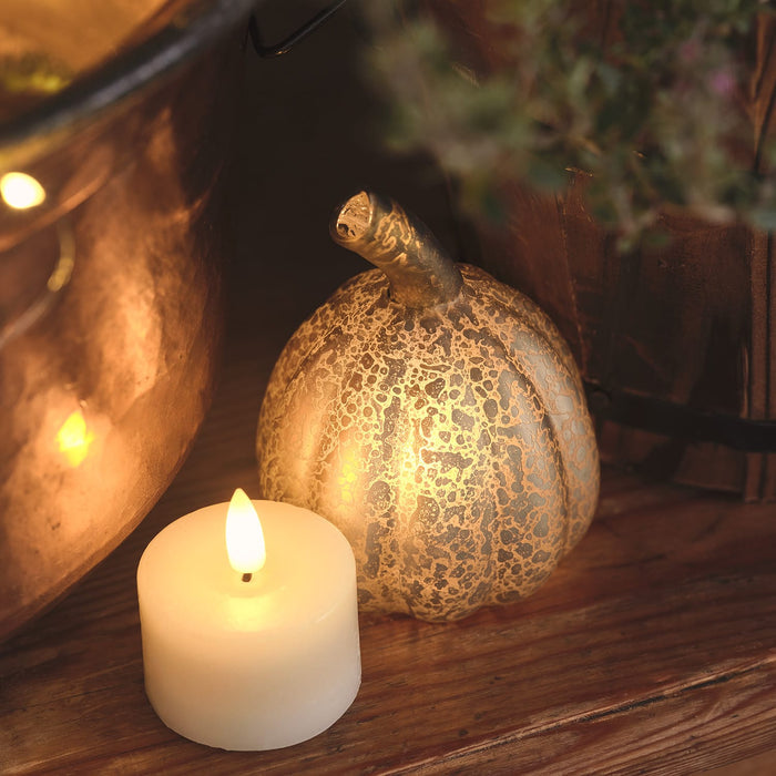 6 Ivory TruGlow® LED Mini Votive Candles With Remote Control