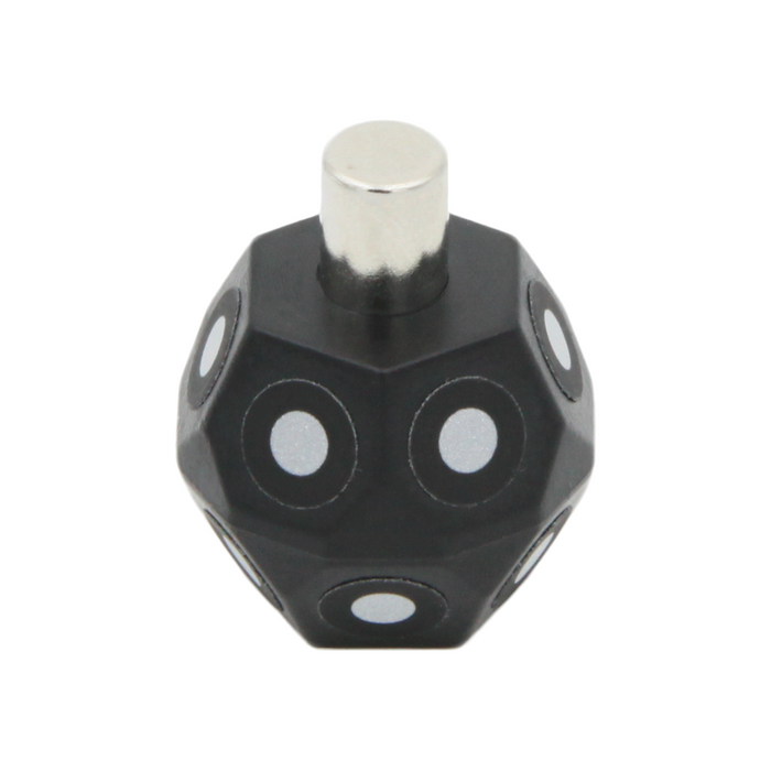 6mm Target Inner Diameter (ID) 3mm 3D Scanning Polyhedral Target Sphere, SKU CT20081501, three quarter front view