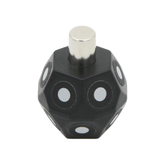 6mm Target Inner Diameter (ID) 3mm 3D Scanning Polyhedral Target Sphere, SKU CT20081501, three quarter front view