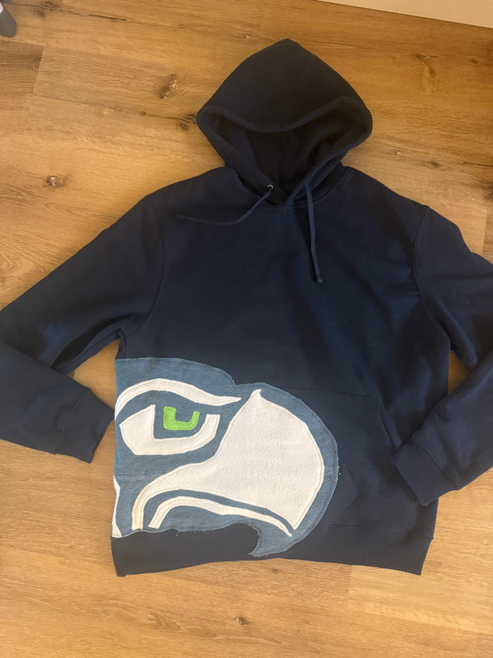 Seattle Seahawks Custom Logo Hoodie