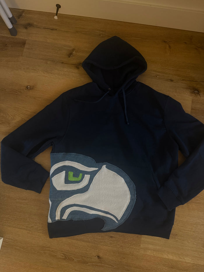 Seattle Seahawks Custom Logo Hoodie
