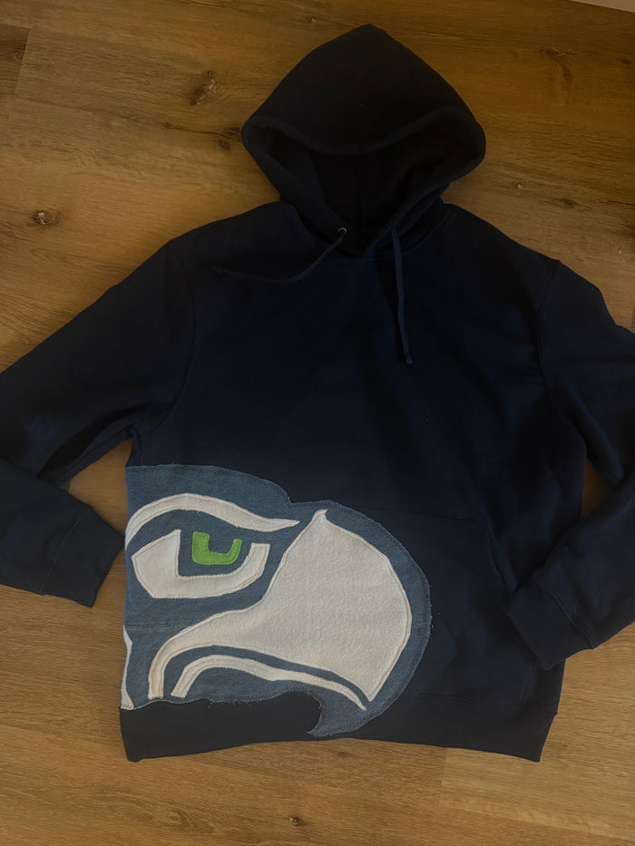 Seattle Seahawks Custom Logo Hoodie
