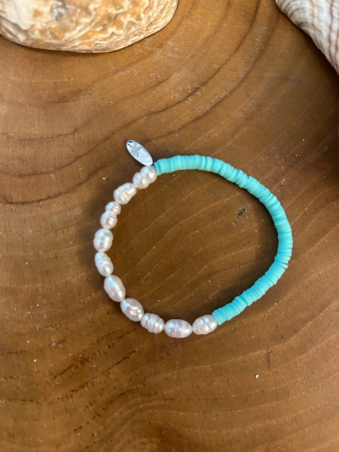 PINEAPPLE ZERMATT BLUE BEADED BRACELET - PB-004