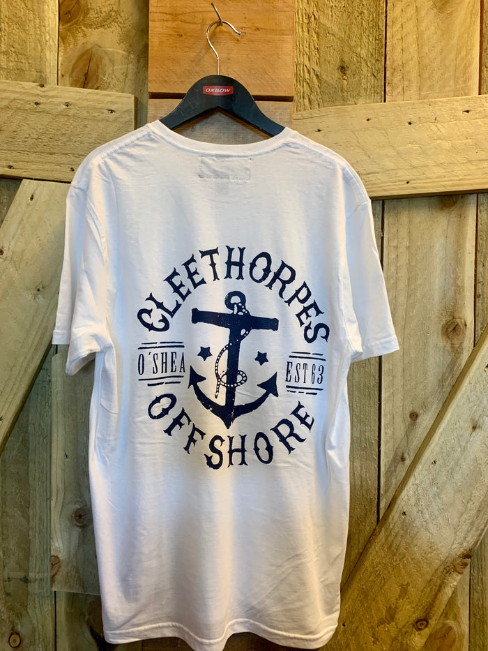 Cleethorpes Offshore White T-shirt