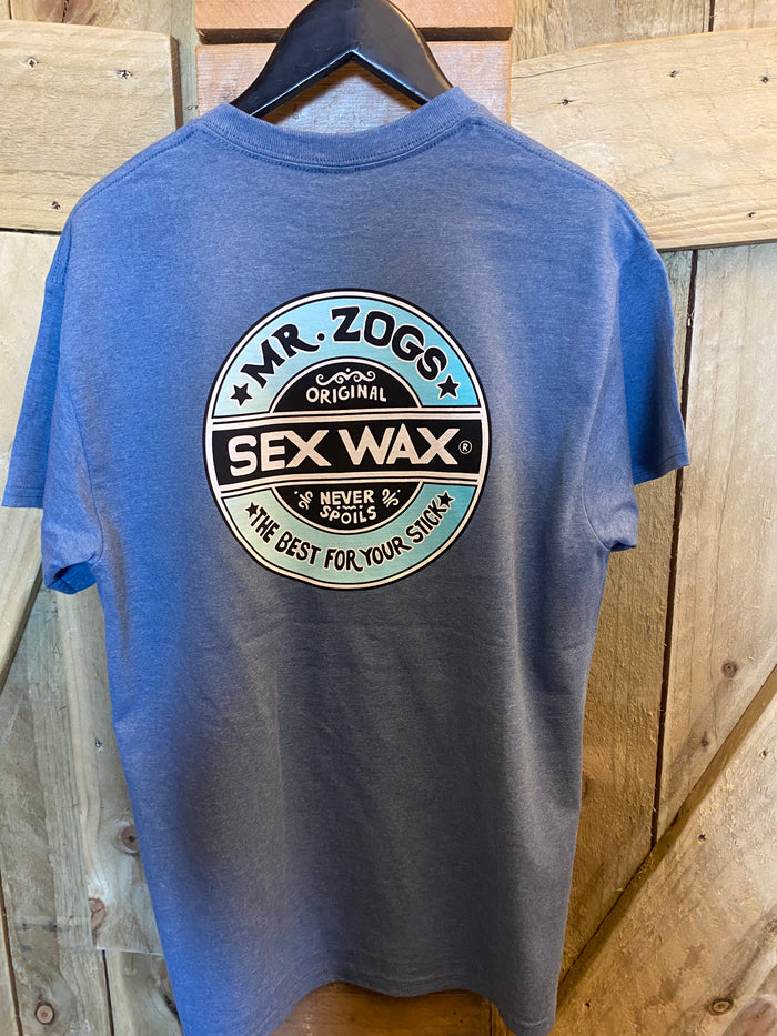 Sex Wax t-shirt  - The fade - Indigo Heather