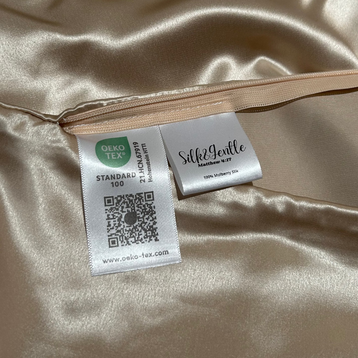 OEKO TEX mulberry silk pillowcase - 22 momme