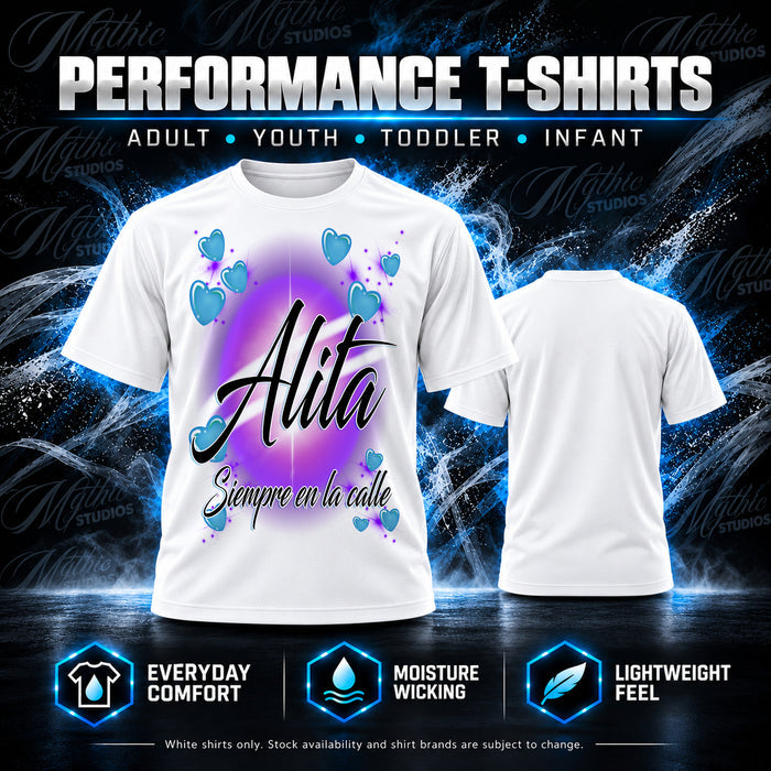 Personalized Name Art T-Shirt by Mythic Airbrush, additional product image 2