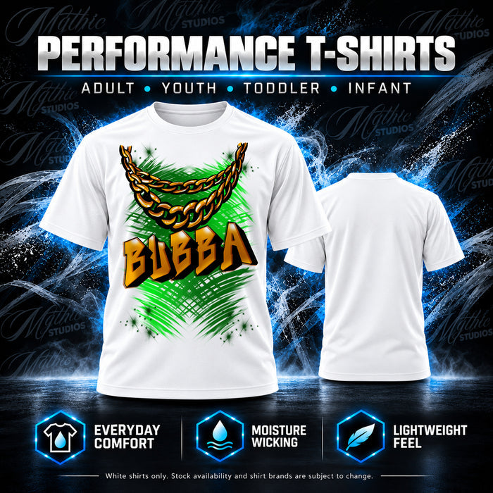 Gold Chain Name T-Shirt by Mythic Airbrush, additional product image 2