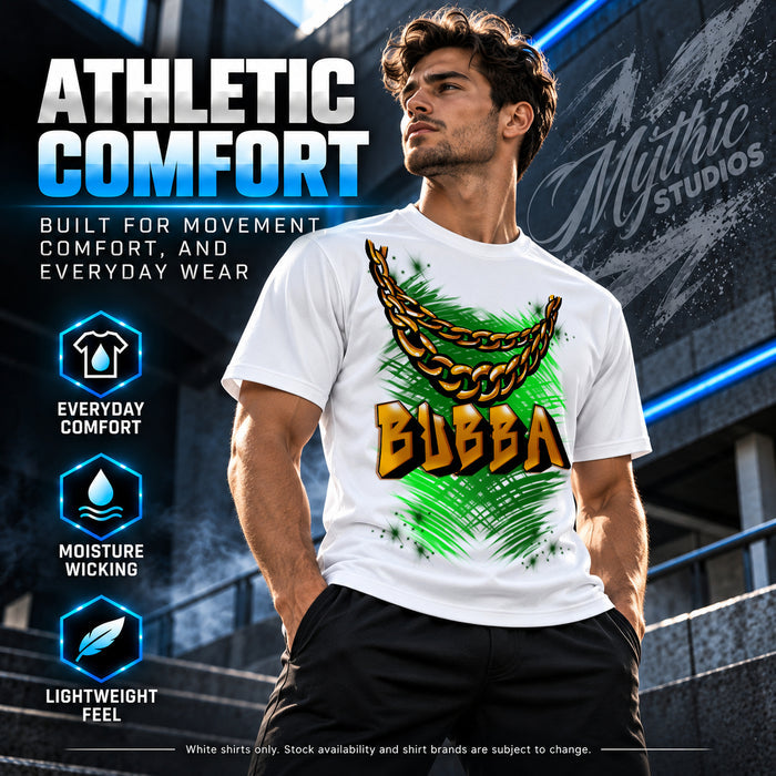 Gold Chain Name T-Shirt by Mythic Airbrush, additional product image 4