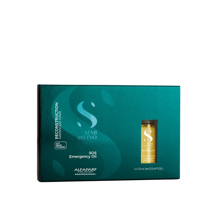 Alfaparf Milano Semi di Lino Reconstruction Reparative Sos Emergency Oil  6 x 13ml