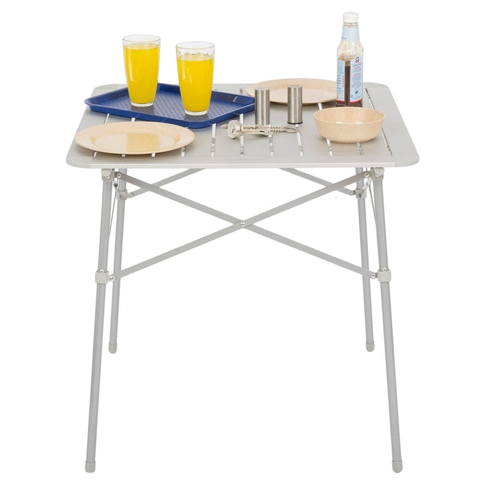 Aluminium Slat Folding Camping Table, Small
