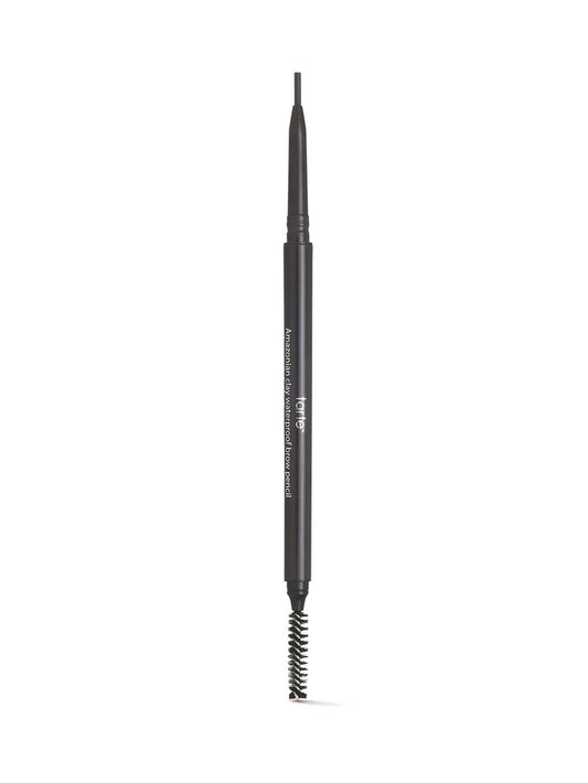 Eyebrow pencil with a black casing and visible brand name on a white background