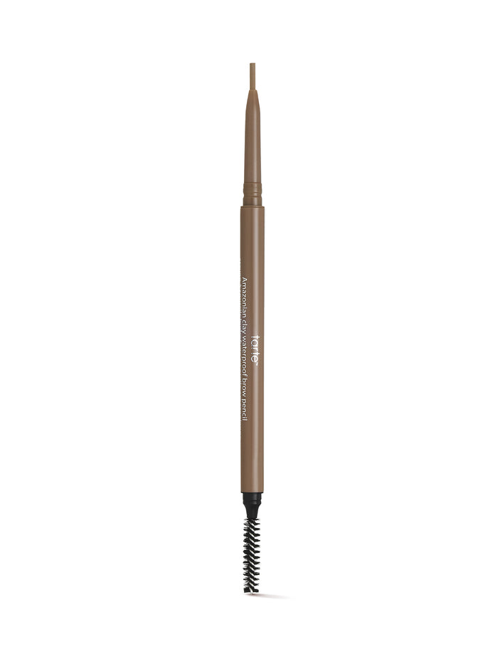 Eyebrow pencil with brush on a white background
