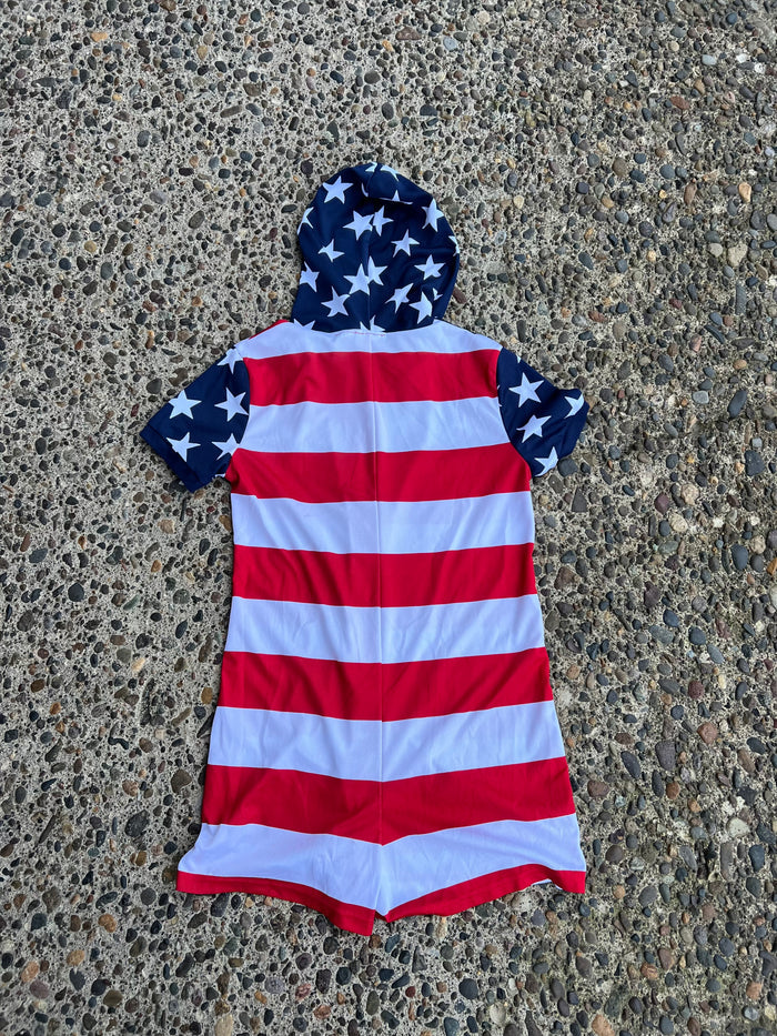 American Flag Romper Small/Medium