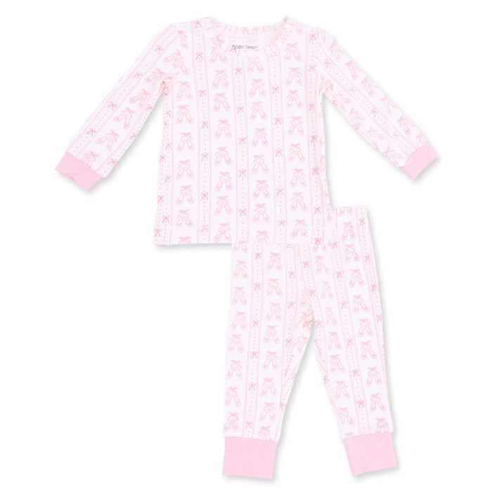 Angel Dear Ballet Shoes Ribbon Stripe PJ's
