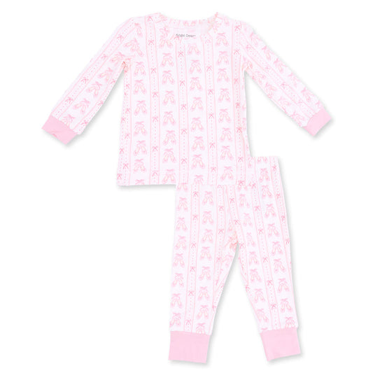Angel Dear Ballet Shoes Ribbon Stripe PJ's