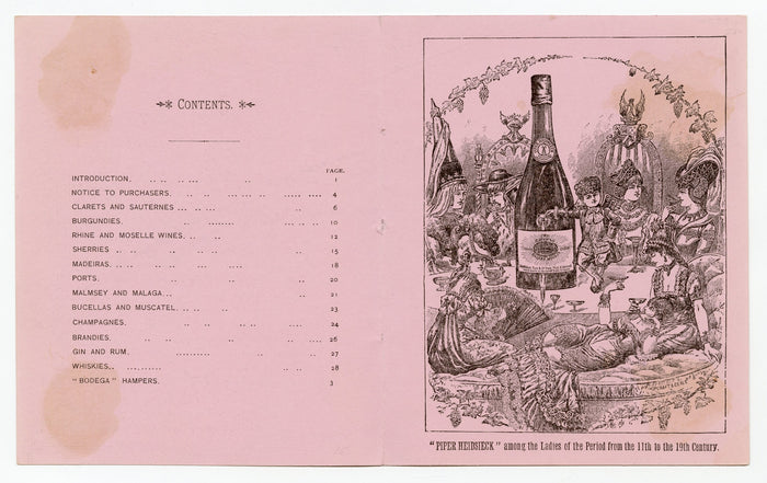 Antique Victorian BODEGA Fine WINES AND BRANDY Advertising Book Cover