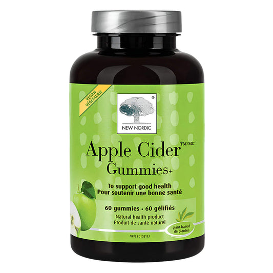 Bottle of New Nordic Apple Cider™ Gummies - 60 Gummies