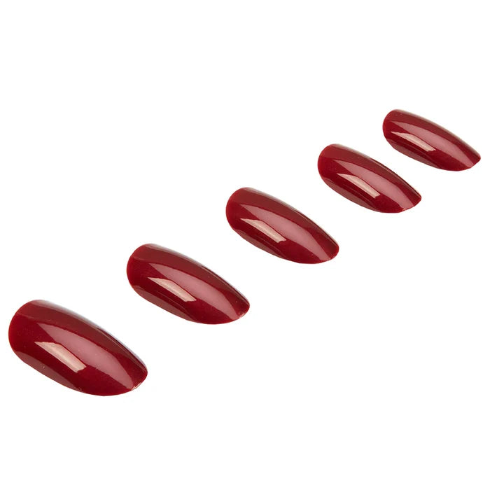 Ardell Nail Addict Solid False Nails - Bordeaux