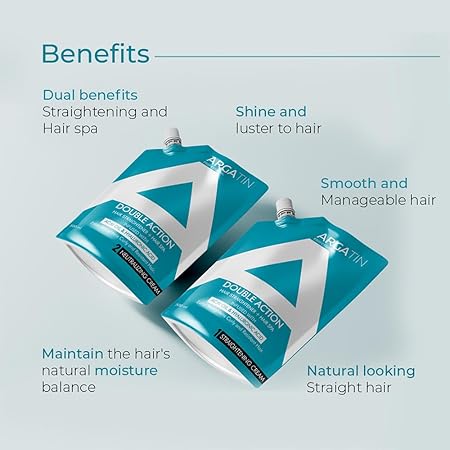 ARGATIN Professional Hair Straightening & Neutralizing Cream Combo - 500ml