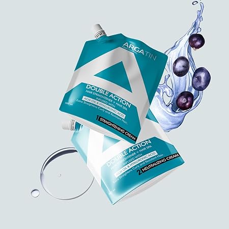 ARGATIN Professional Hair Straightening & Neutralizing Cream Combo - 500ml