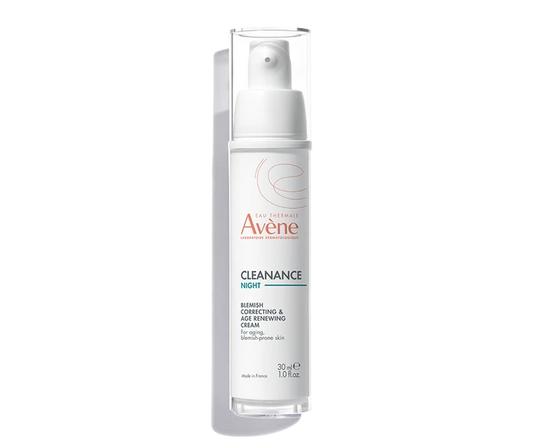Avene Cleanance NIGHT Blemish Correcting & Age Renewing Cream 30 ml