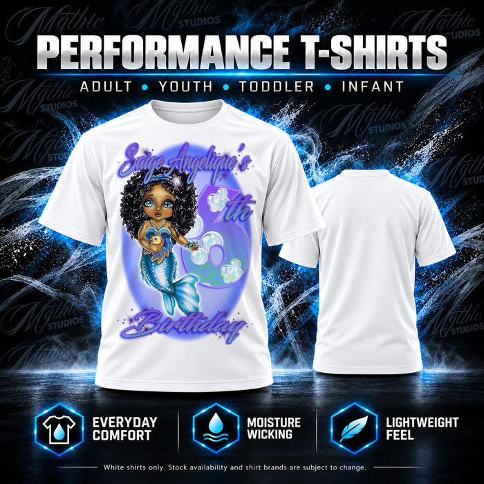 Mermaid Graphic T-Shirt by Mythic Airbrush, additional product image 2