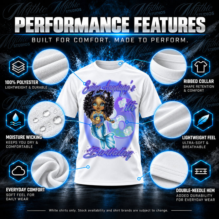 Mermaid Graphic T-Shirt by Mythic Airbrush, additional product image 3