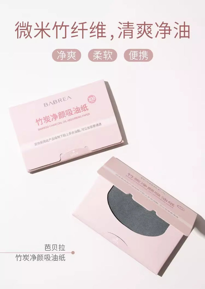 Babrea Oil Blotting Paper 100pcs - myernk