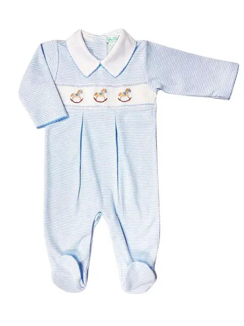 Baby Threads Rocking Horse Pima Footie