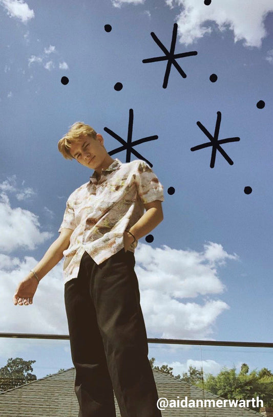 dots and line stars on photo doodle