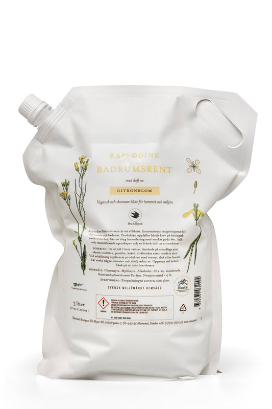 Badrumsrent refill, 3 liter (3-pack)