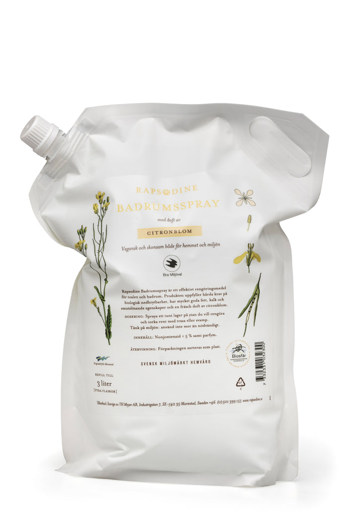 Badrumsspray refill, 3 liter (3-pack)