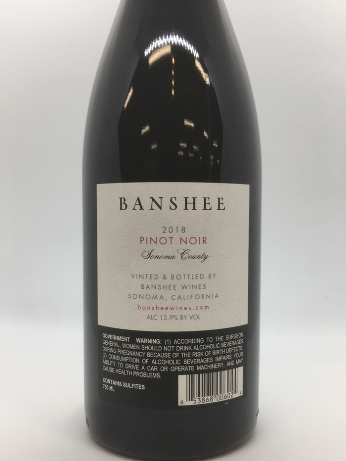 BANSHEE SONOMA COUNTY PINOT NOIR