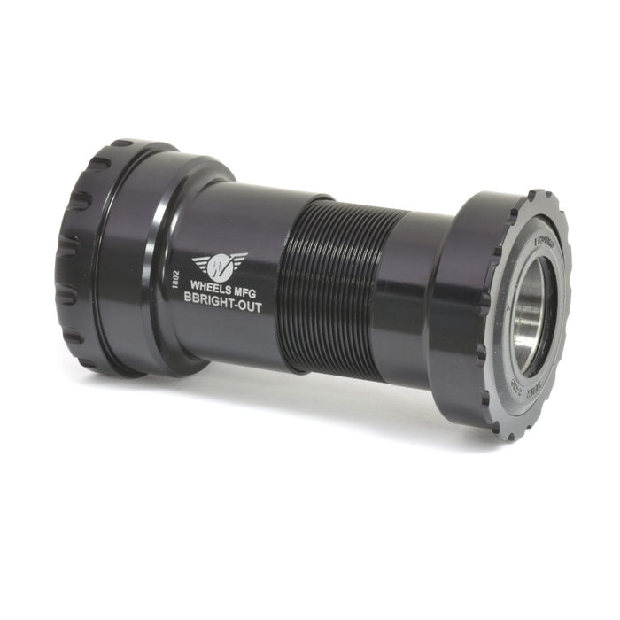 BBRight™ Outboard Angular Contact BB for 24mm (Shimano) Cranks - Black