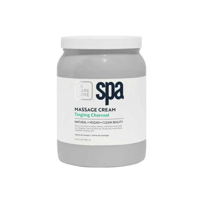 BCL Spa - Tingling Charcoal - Massage Cream (64 oz Bulk)