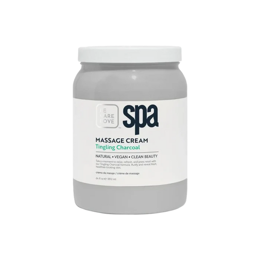 BCL Spa - Tingling Charcoal - Massage Cream (64 oz Bulk)
